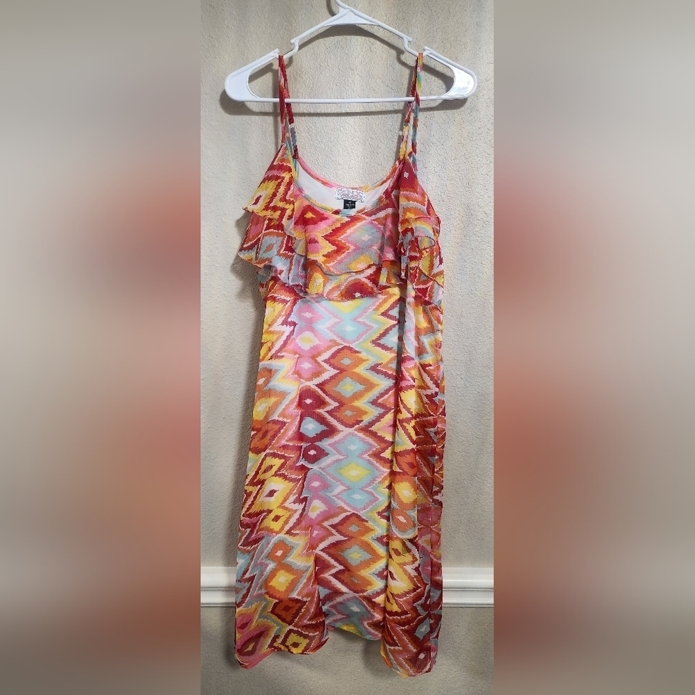 Boho Sleeveless Tank Top Dress